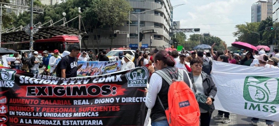SNTSS e IMSS logran nuevo acuerdo salarial del 8%; es el aumento más alto en 20 años, señala sindicato SNTSS e IMSS logran nuevo acuerdo salarial del 8%; es el aumento más alto en 20 años, señala sindicato